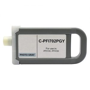 Canon PFI-702PGY Compatible Photo Gray Ink Cartridge High Yield 700ML
