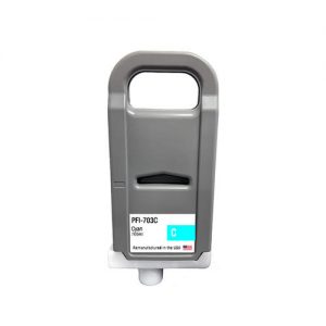 Canon PFI-703C Remanufactured Cyan Ink Cartridge (2964B001AA)