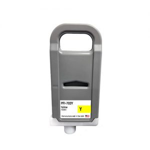 Canon PFI-703Y Remanufactured Yellow Ink Cartridge (2966B001AA)