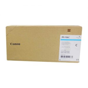 Canon PFI-706C Original Cyan Ink Cartridge High Yield (6682B001AA)