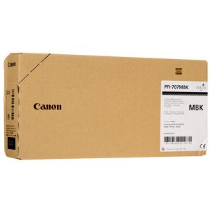 Canon PFI-707MBK Original Pigment Matte Black Ink Cartridge (9820B001)