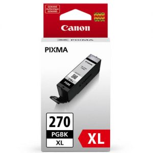 Canon PGI-270XL PGBK Original Pigment Black Ink Cartridge High Yield (0319C001AA) – 1/Pack