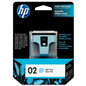 HP 02 C8774WC Original Light Cyan Ink Cartridge