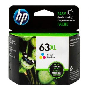 HP 63XL F6U63AN Original Tri-Color Ink Cartridge High Yield