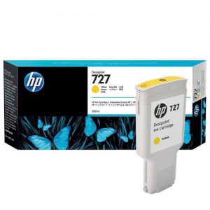 HP 727 F9J78A Original Yellow Ink Cartridge High Yield 300ml
