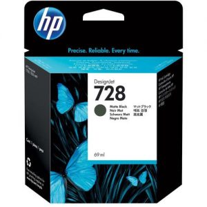 HP 728 F9J64A 69ml Original Matte Black Economy Ink Cartridge