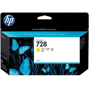HP 728 F9J65A 130ml Original Yellow Ink Cartridge