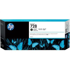 HP 728 F9J68A 300ml Original Matte Black Ink Cartridge High Yield