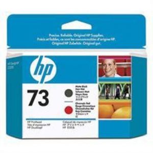 HP 73 CD949A Original Matte Black and Chromatic Red Printhead