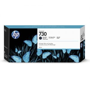 HP 730 P2V71A Original Matte Black Ink Cartridge High Yield 300ml