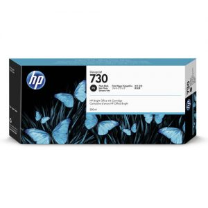 HP 730 P2V73A Original Photo Black Ink Cartridge High Yield 300ml