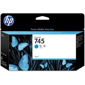 HP 745 F9J97A Original Cyan Ink Cartridge 130ml