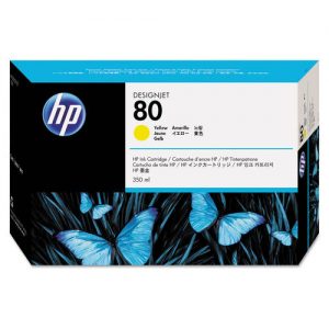 HP 80 C4848A Original Yellow Ink Cartridge 350ml