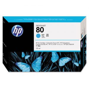 HP 80 C4872A Original Cyan Ink Cartridge 175ml