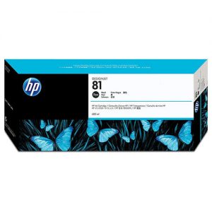 HP 81 C4930A Original Black Dye Ink Cartridge