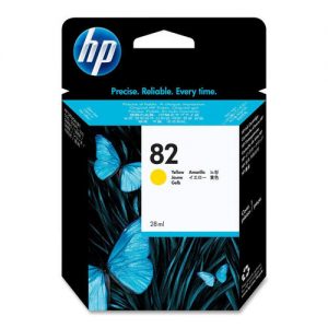 HP 82 CH568A Original Yellow Ink Cartridge 28ml