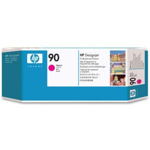 HP 90 C5056A Original Magenta Printhead and Printhead Cleaner