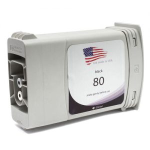 Remanufactured HP 80XL C4871A Black Ink Cartridge High Yield