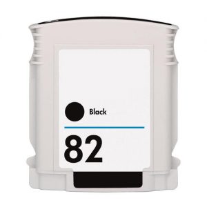 Remanufactured HP 82 CH565A Black Ink Cartridge High Yield 69ml