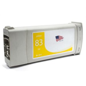 Remanufactured HP 83 C4943A Yellow Pigment Ink Cartridge
