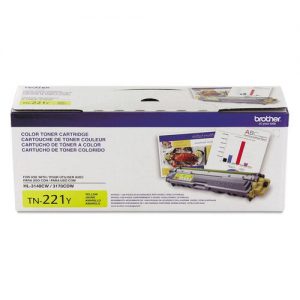 Brother TN-221Y Original Yellow Toner Cartridge