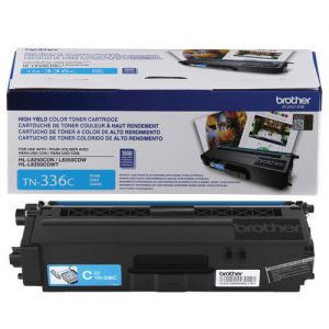 Brother TN336C Original Cyan Toner Cartridge High Yield