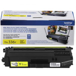 Brother TN336Y Original Yellow Toner Cartridge High Yield