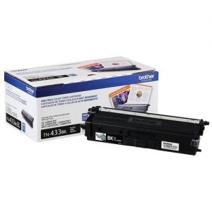 Brother TN433BK Original Black Toner Cartridge High Yield 4500 Pages