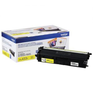 Brother TN433Y Original Yellow Toner Cartridge High Yield 4000 Pages