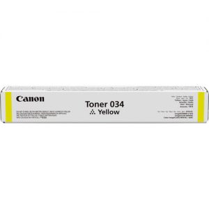Canon 034 9451B001 Original Yellow Toner Cartridge