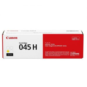 Canon 045H 1243C001 Original Yellow Toner Cartridge High Yield