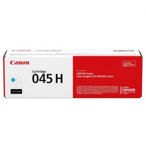 Canon 045H 1245C001 Original Cyan Toner Cartridge High Yield