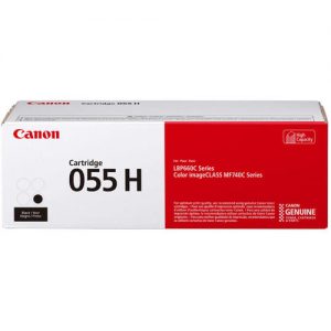 Canon 055 3020C001 Original Black Toner Cartridge High Yield