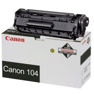 Canon 104 0263B001AA Original Black Toner Cartridge