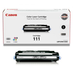 Canon 111BK 1660B008 1660B001AA Original Black Toner Cartridge