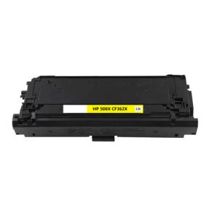 Compatible HP 508X CF362X Yellow Toner Cartridge High Yield 9500 Pages