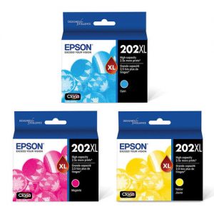 Epson 202XL T202XL-BCS Original Ink Cartridge Combo High Yield C/M/Y