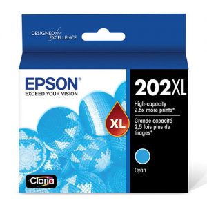 Epson 202XL T202XL220-S Original Cyan Ink Cartridge High Yield