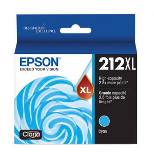 Epson 212XL T212XL220-S Original Cyan Ink Cartridge High Yield