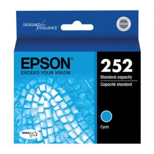 Epson 252 T252220 Original Cyan Ink Cartridge