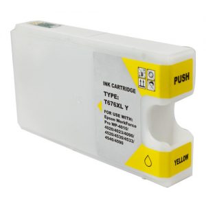 Epson 676XL T676XL420 Compatible Yellow Ink Cartridge Pigment