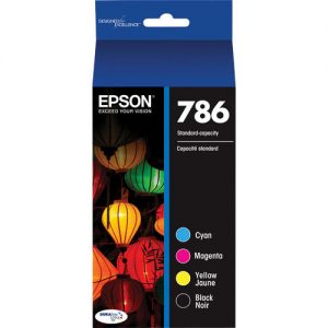 Epson 786 T786120-BCS Original Black and Color Ink Cartridge Combo