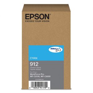 Epson 912 T912220 Original Cyan Ink Cartridge