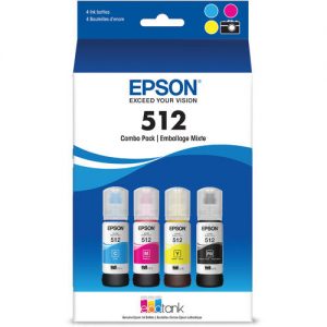 Epson EcoTank T512 Original Ink Bottle Combo PBK/C/M/Y