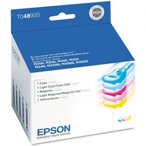 Epson T048920 Original Color Ink Cartridge Combo C/M/Y/LC/LM