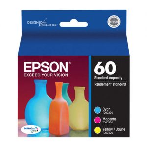 Epson T060520 Original Color Ink Cartridge Combo C/M/Y