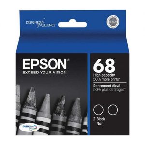 Epson T068120-D2 Original Black Ink Cartridge Twin Pack