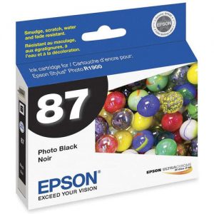 Epson T087120 Original Photo Black Ink Cartridge