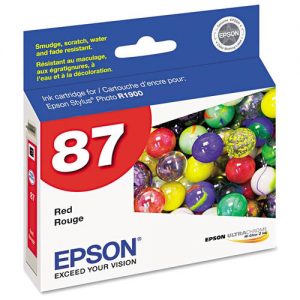 Epson T087720 Original Red Ink Cartridge