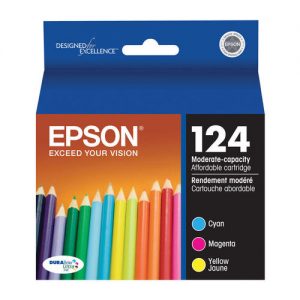 Epson T124520 Original Colour Ink Cartridge Combo C/M/Y